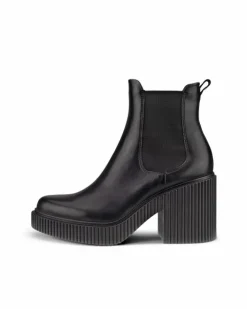 ECCO Heels-FLUTED HEEL Black