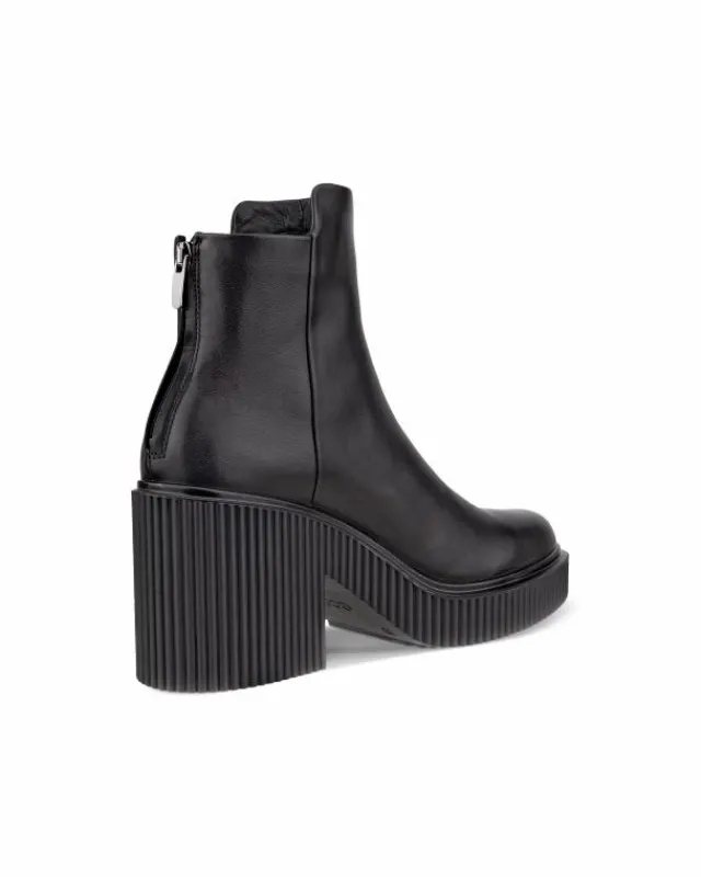ECCO Heels-FLUTED HEEL Black