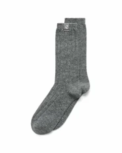 ECCO Socks | Socks-Hygge Ribbed Mid Cut Grey