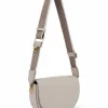 ECCO Crossbody & Shoulder Bags-Saddle Bag Beige