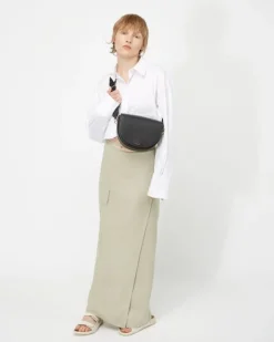 ECCO Crossbody & Shoulder Bags-Saddle Bag Black