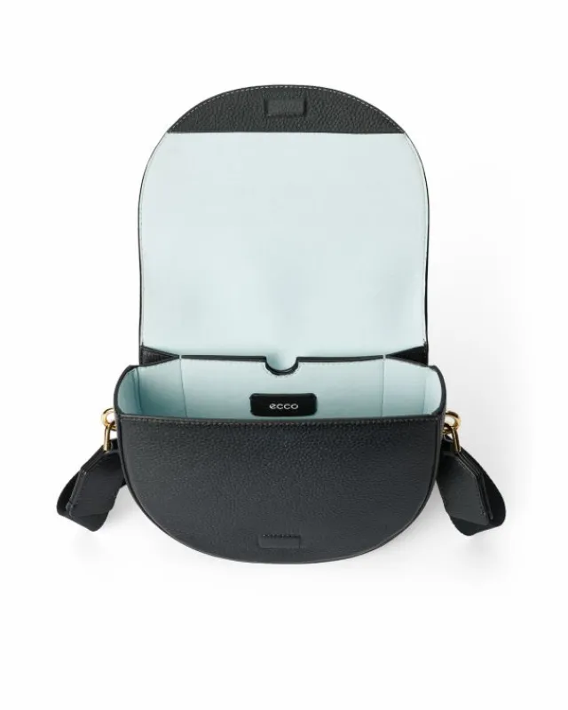 ECCO Crossbody & Shoulder Bags-Saddle Bag Black