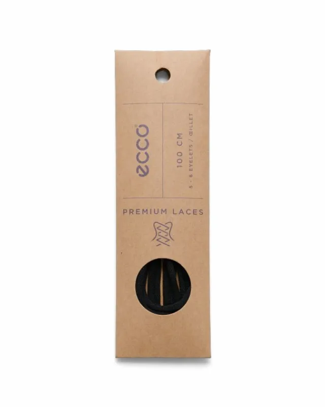 ECCO Laces | Laces-Sporty Round Laces Black