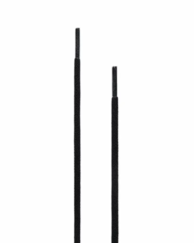 ECCO Laces | Laces-Sporty Round Laces Black