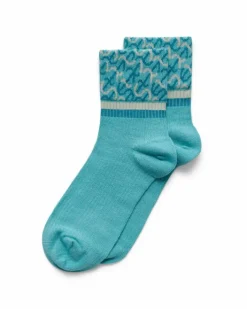 ECCO Socks-Vibe Wave Ankle-Cut Blue