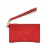 ECCO Small Leather Goods-Wristlet Red