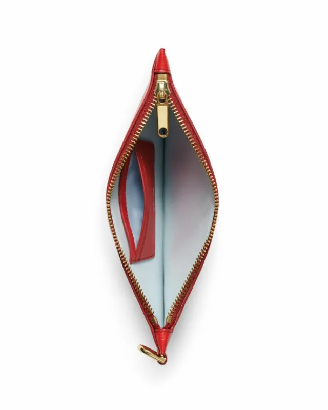 ECCO Small Leather Goods-Wristlet Red